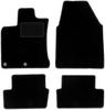 Black Velour Floor Mats For: Nissan Qashqai I J10 Crossover (2006-2013)