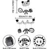 Car Seat Spiral Plush Toys, Crib Toys Spiral Activity Toy Built-in BB Device & Rattle & Sound Box, Newborn Sensory Toy Best Gift for 0 3 6 9 12 Months