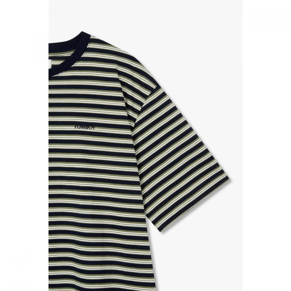 STudio Tomboy Men MulTi STripe Logo T shirT 9176322985