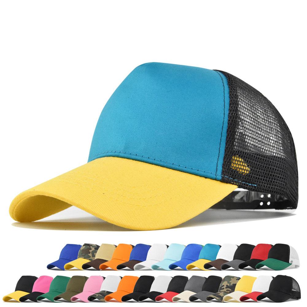 Permeable Baseball Cap For For Men And Women Summer High Quality Fashion Adjustable Cotton Outdoor Use Sportss Sun Visor Hat Patchwork Mesh Air
