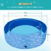 OWNPETS Folding Pet Pool, PVC Dog Pool, No Inflation Required for Kids, Portable, with Drain Plug, Easy Storage, Bathtub, Large Capacity, Suitable