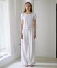 DEHEVE Label Point Puff T-Shirt [White]