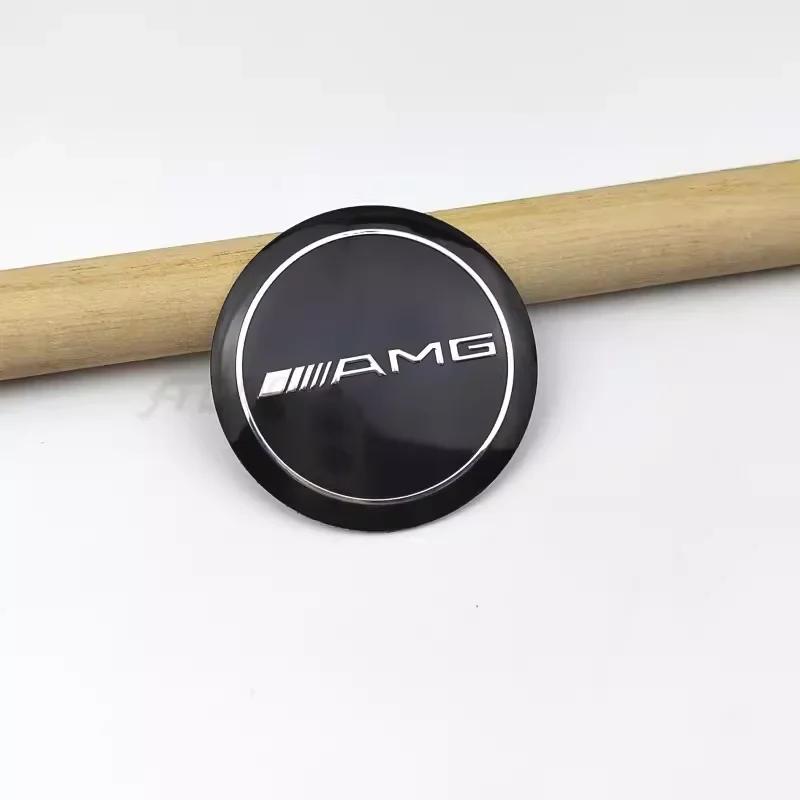 4Pcs 56mm Car Wheel Center Hub Cap Sticker Accessories Mercedes Benz AMG W204 GLC CLA Brabus Smart Maybach W205 W203 W206