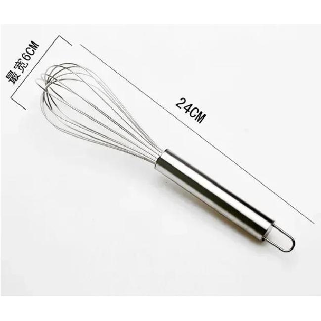 10-inch Egg Beater Stainless Whisk Kitchen Wire Balloon Whisk Milk egg cooker Egg Mixing Mixer Tools kitchen gadgets 6