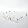 Rimless Titanium Alloy Luxury Glasses - Unisex Retro Light Frame
