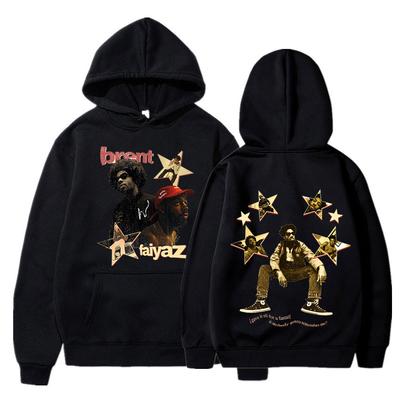 Rapper Brent Faiyaz Hoodie Musik Album Print Langarm Sweatshirt Hip Hop Vintage Streetwear Unisex Gothic Übergroße Pullover