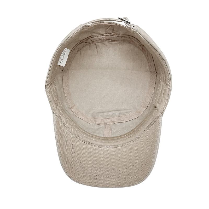 Spring and Summer Flat Top Hat Men and Women Fashionable Thin Breathable Baseball Hat Outdoor Personalized Sun Visor Military Hat Baseball Cap
