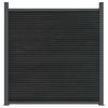 Fence Panel Gray 526 X 186 Cm WPC