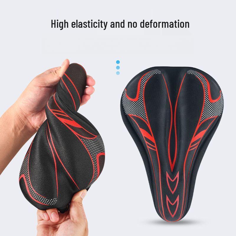 Super měkká silikonová podložka na cyklistické sedlo - Pohodlná zesílená podložka na sedlo pro MTB/silniční kolo