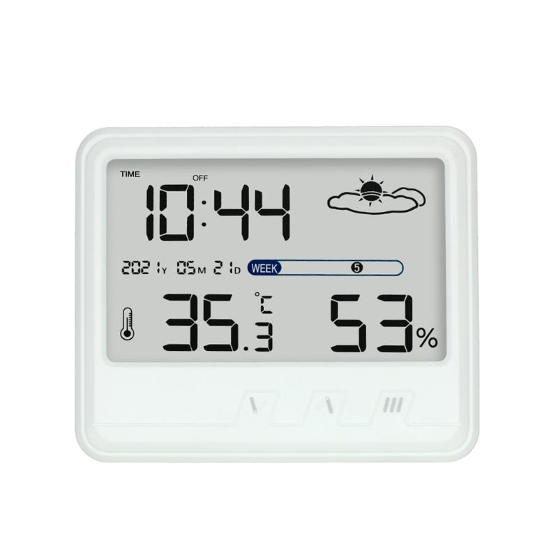 

Digital Thermometer Hygrometer for w for w/o Backlight Easy to Read LCD Display Temperature Humidity Meter Home Office 1
