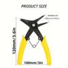 1PC 2-in-1 Snap Ring Pliers, Dual-Purpose Multi-Functional Metal Tool for Indoor & Outdoor Use