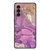 For Samsung Galaxy A17 Cases Marble Painted Black Silicone Back Cover Case for Galaxy A17 5G Protective Shell A17 Texture Bumper