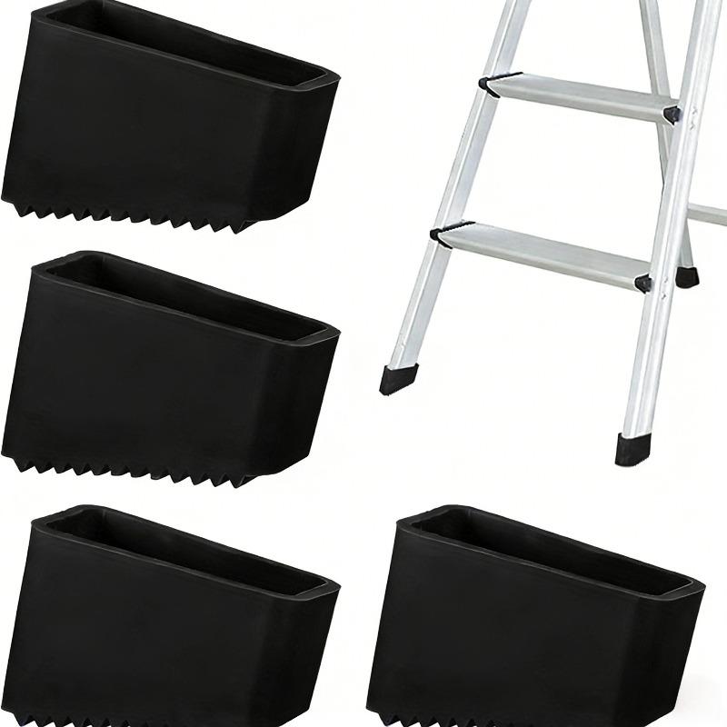4pcs / 2pcs Heavy-Duty Anti-Slip Ladder Step Feet, Suitable for Telescoping Ladders - Replacement Safety Anti-Slip Caps with Textured Pedal Tips