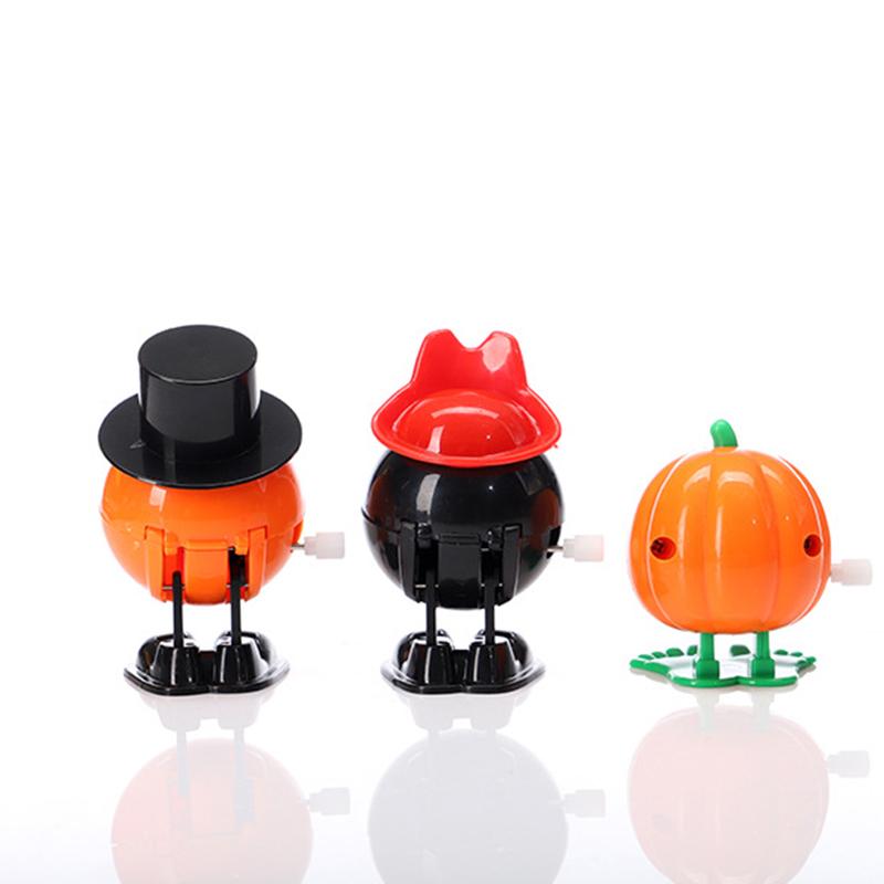 Kinder Uhrwerk Spielzeug Neuheit Skelett Zombie Kürbis Uhrwerk Gehend Springend Lustige Spielzeuge Weihnachten Halloween Party Geschenke Für Kind