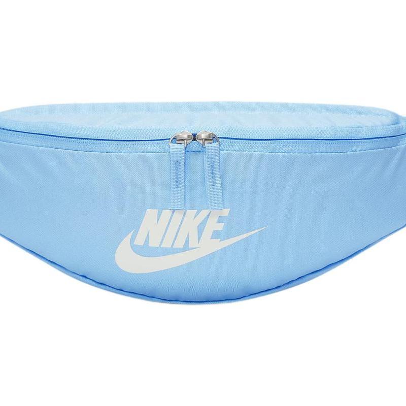 Nike Heritage Nylon Fanny Pack Unisex Aquarius Blue & Sailboat White Casual DB0490-407