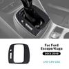For Ford Escape KUGA 2013 2014 2015 2016 2017 2018 2019 Car Soft Carbon Fiber Sticker Automatic Gear Shift Frame Interior Trim