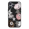 For iPhone 17 Pro Max Case Leopard Print Stars Billiards Magnetic For Magsafe Silicone Cover For iPhone 16 Pro Max Funda iPhone 15 14 13 12 11 16E