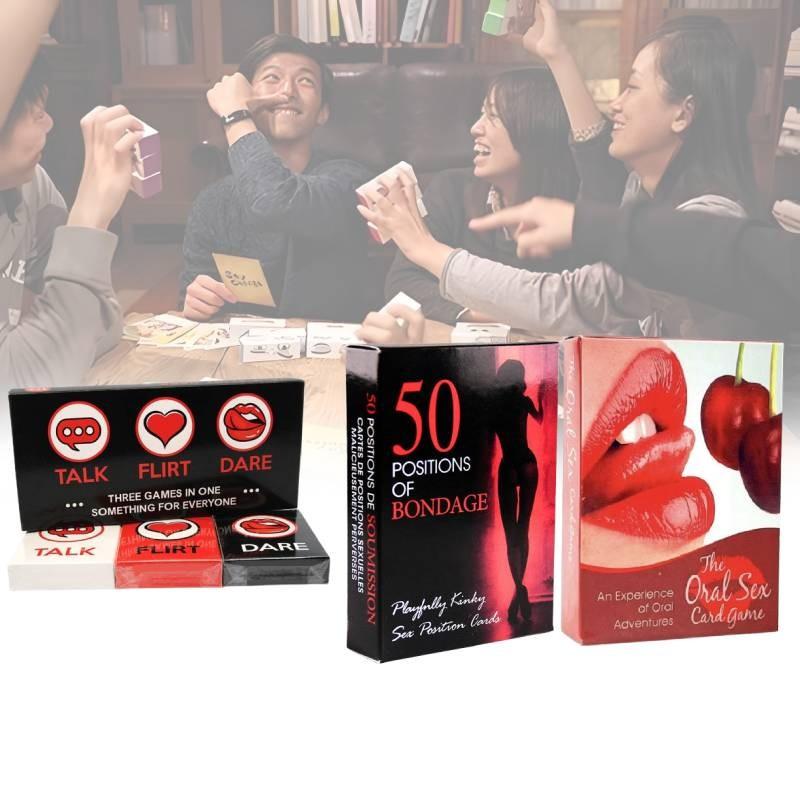 Jeu de Cartes Une Année de Sexe Édition Anglaise Idéal Pour les Couples Coquins dans la Chambre à Coucher