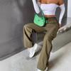 Large Pocket Casual Work Pants for Women Street High Waist Straight Wide-leg Casual Pants
