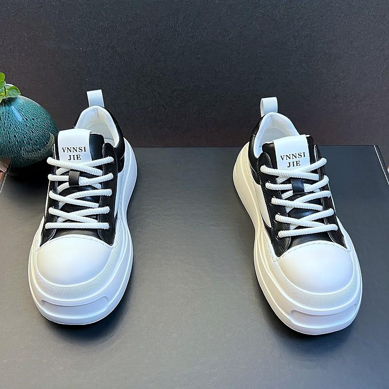 Shoes New Niche Design Big Head Shoes Thick Sole Heightening Board Shoes Casual Shoes