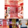 Day Romantic Valentines Decor Red Heart Curtain For Wedding Celebration And Decoration Home