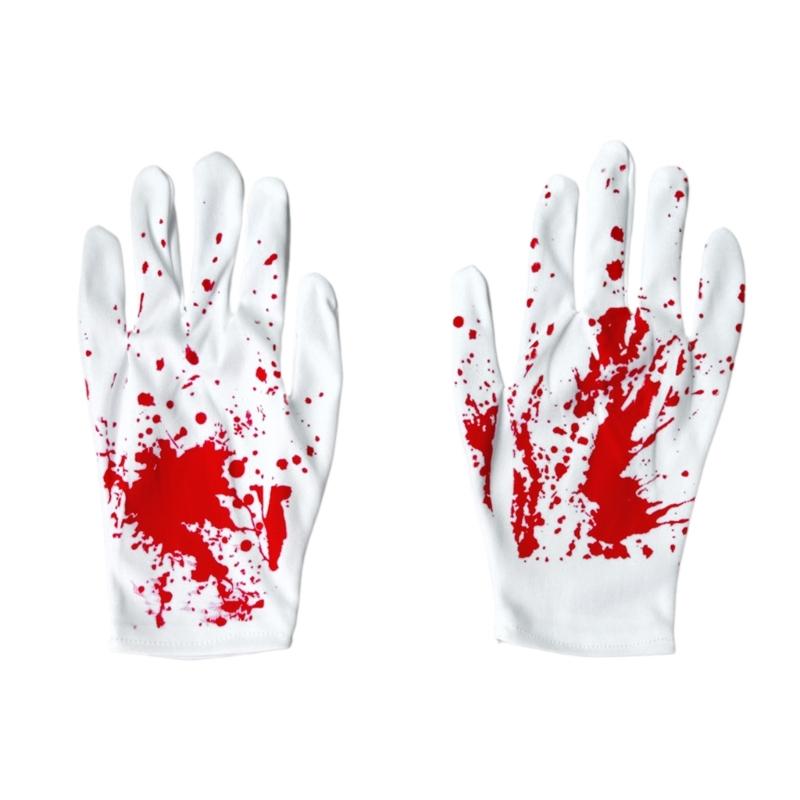 

Ужасающие Кровавые Перчатки Чулки до Бедра Страшные Хэллоуин Косплей Костюм Аксессуары для Маскарадов Карнавалов Вечеринки