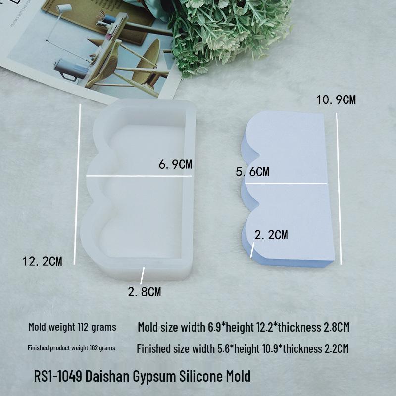 Geometric S & N-Shape Arch Aromatherapy Candle Silicone Mold