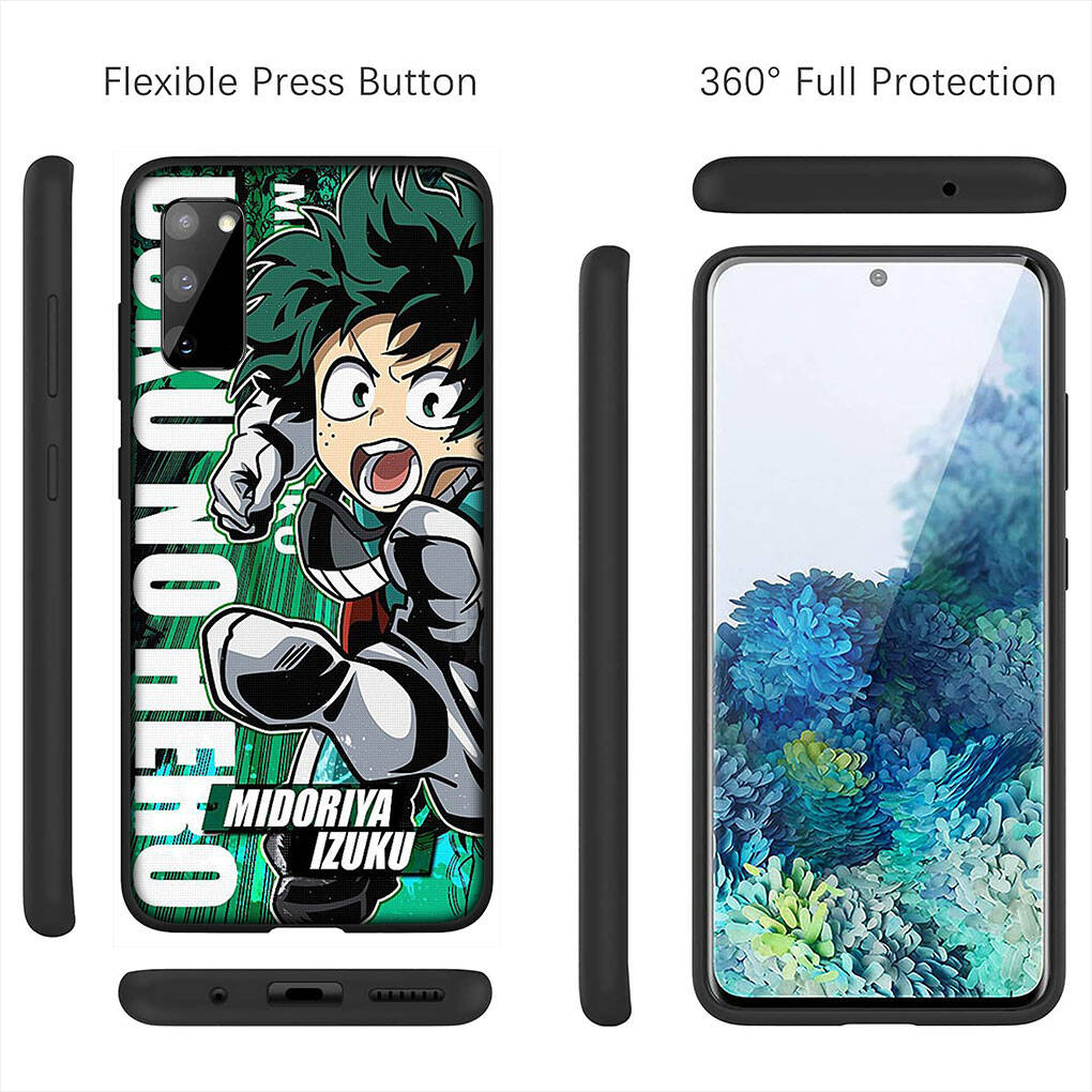 For Samsung Galaxy S25 S24 S23 S22 Ultra FE Plus A17 A37 A57 A56 A55 A06 A16 A15 A36 A26 A35 A05 A54 A34 Case Midoriya Izuku My Hero Academia Cover