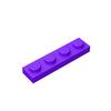 20Pcs MOC Compatible Assembles Particles Plate 3710 1x4 for Building Blocks Parts DIY Enlighten Bricks Educational Tech Toys