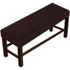 1 Set Solid Colour Pineapple Checkered Home Fabric Bench Cover Non-Slip Full Wrap Elastic Bench Cover Bench Cover
