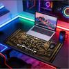 Custom Name Personalized AEK Athens FC Pattern Mousepad, Laptop PC Desk Mat, Decorative Desk Mat for Home Keyboard Pad Gift