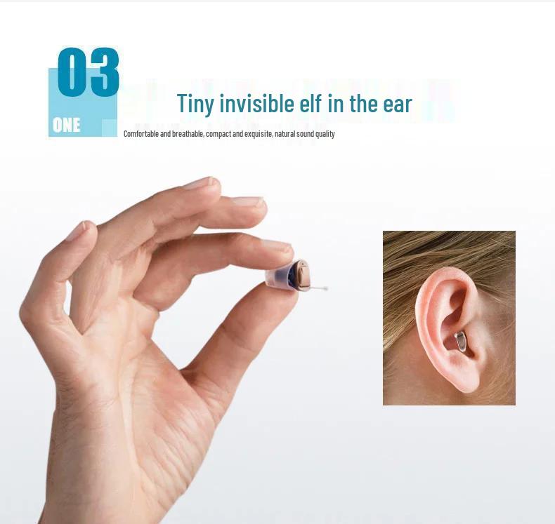 Listeron Yuanximen Wireless Hearing Aids: Invisible In-Ear & Behind-the-Ear for Young & Elderly Deafness