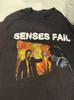 Camiseta unisex AQ54 de regalo para fans de la gira 2004 de Senses Fail