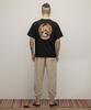 Schott NYC "EAGLE AND RIBBON EMBROIDERED" T-SHIRT, Men's Size M, Black (782-4134004)
