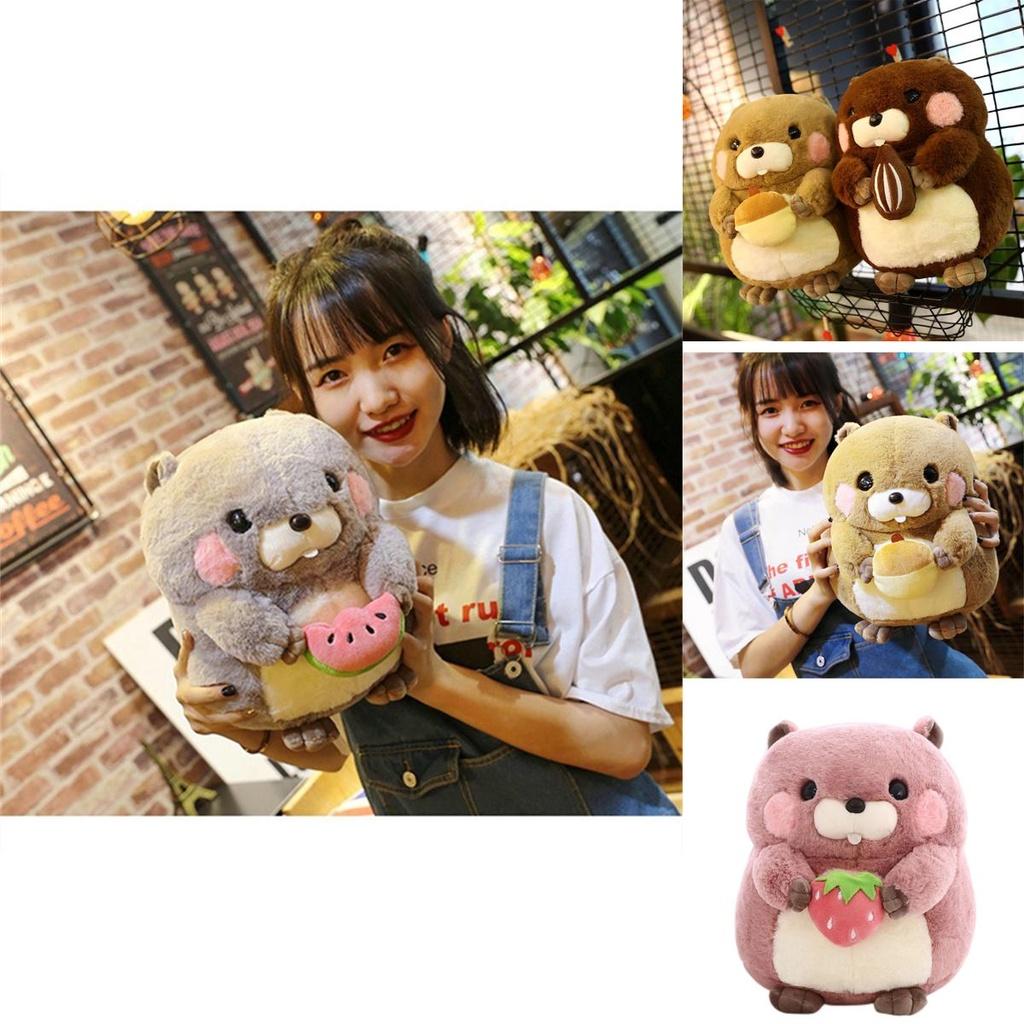 Cute Groundhog Plush Toy Soft And Huggable Stuffed Animal For Kids And Pets