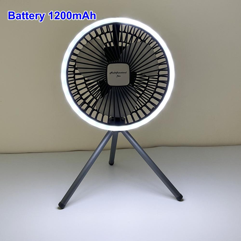 

Перезаряжаемый беспроводной потолочный светодиодный вентилятор, настольный портативный ночной светильник для кемпинга, электрический вентилятор со штативом