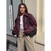 Motorradstil Bikerjacke Herbst Neu Lockere Oberbekleidung Mode Damenmantel