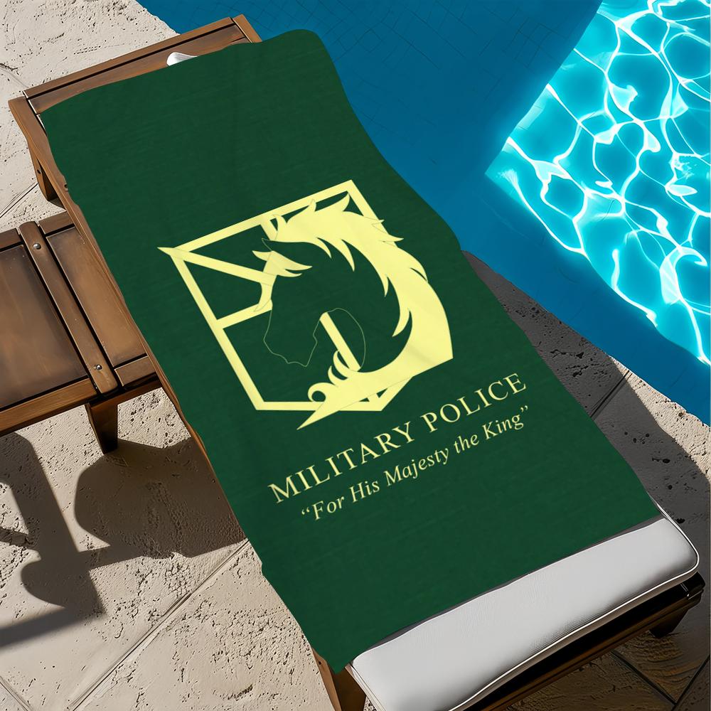 A-attack On Anime T-titan Towel Beach Quick Dry Soft Pool Towels Gift for Travel Gym Shower Camping Sports