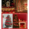 LED Christmas Garland with Lights Artificial Holly Berry Leaf Vine for Xmas Tree Fireplace Mantel Stairway and Holiday Home Decor