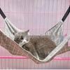 Canvas & Plush Adjustable Cat Hammock Cage Nest for Pets