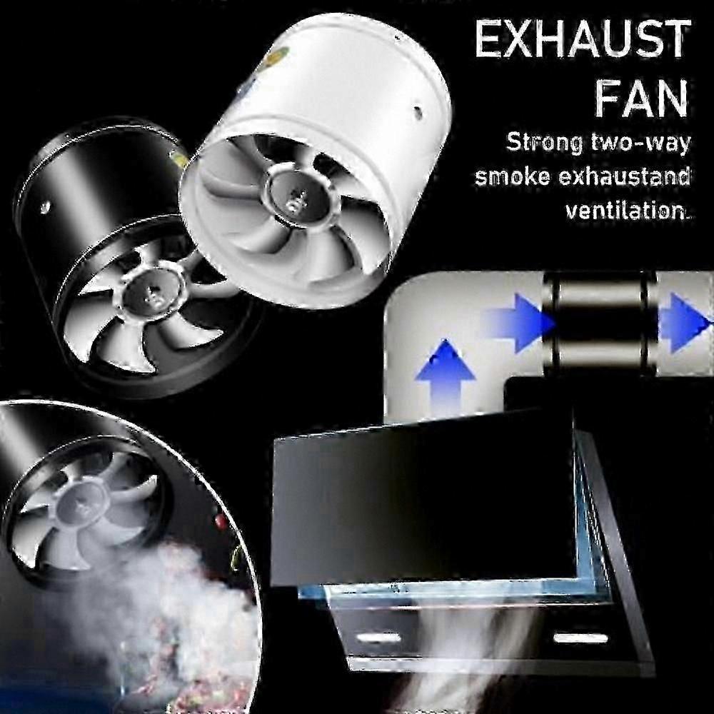 Potente Ventilador de Extracción Silencioso con Súper Succión, Solución de Ventilación para Baño