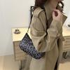 Fashionable Retro Leopard Print Pu Crescent Bag For Women Versatile Daily Use