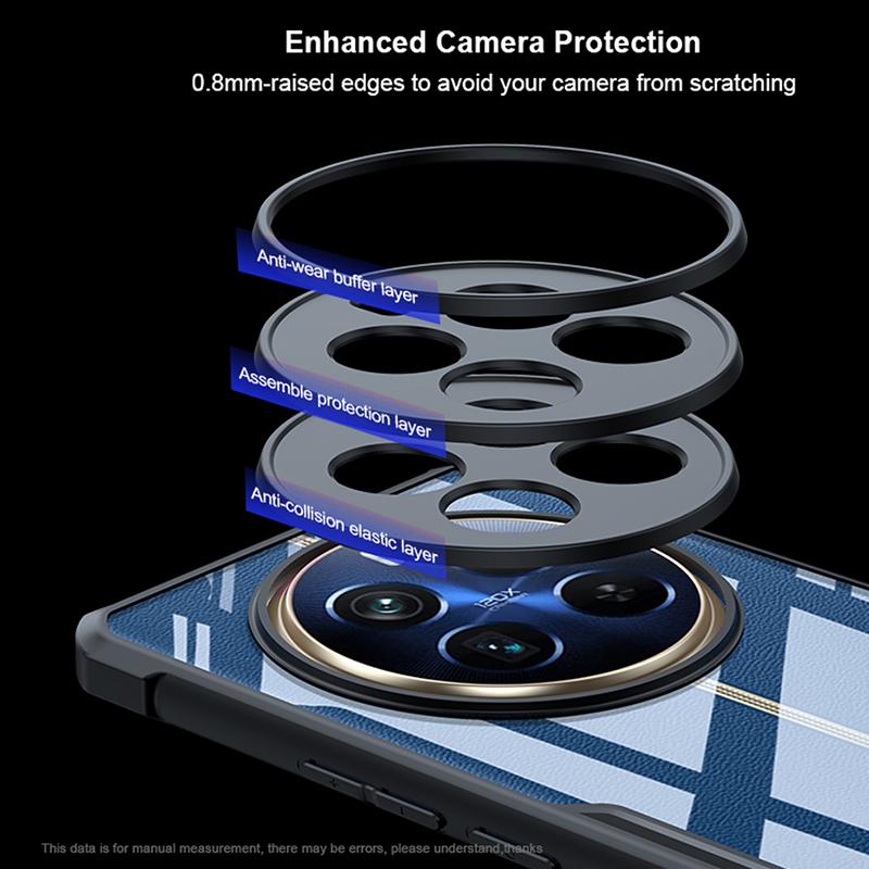 XUNDD For Realme 12 4G/12+ 5G Case TPU+Acrylic Non-Slip Protective Phone Cover