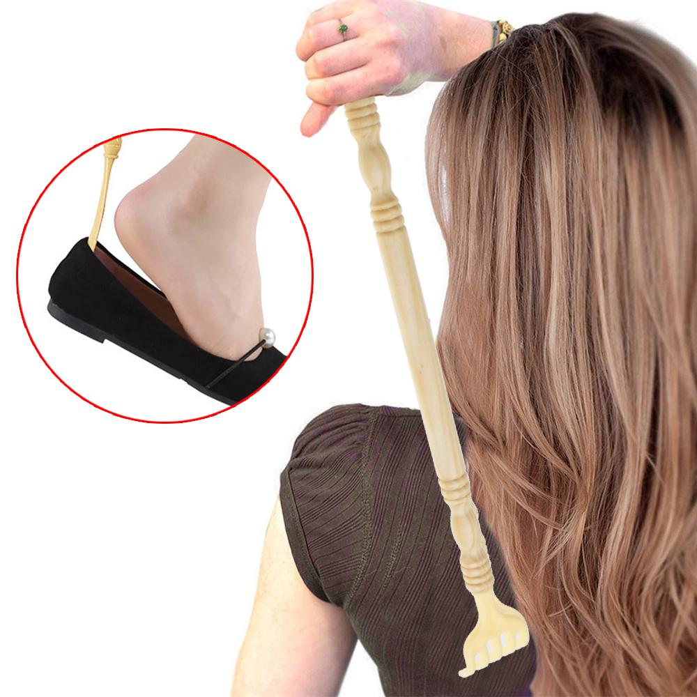 Buy Back Scratcher With Shoe Horn Long Handle Handled Shoehorn Tool For