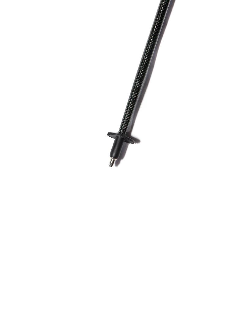 Silver Carbon Fiber Ultra-light Foldable Trekking Poles for Hiking, Camping, and Mountaineering