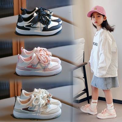 Wiosenne i jesienne dziewczęce buty pojedyncze sneakersy chłopięce buty codzienne wszechstronne buty na deskorolkę