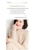 100% Pure Wool Slim Fit High Neck Sweater for Women - Autumn/Winter Fashionable Base Layer