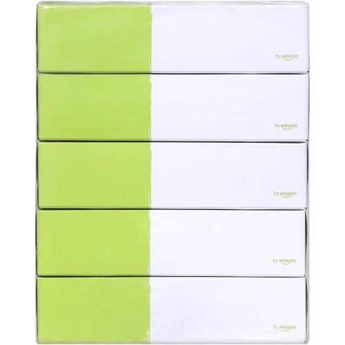 Box Tissues by FSC Certified Paper, 400 Sheets (200 Pairs) X 60 Boxes (5 Packs X 12 Packs) [Case Sale]