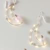 Five-Pointed Star/Moon Decorative Pendant Winter Ceiling Window Ornament Elegant Wall Hanging Christmas Tree Decoration