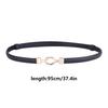 1Pc Adjustable Plutonium Leather Ladies Dress Accessories Slim Belts Thin Women Belt Belts Alloy Buckle  Female Waist